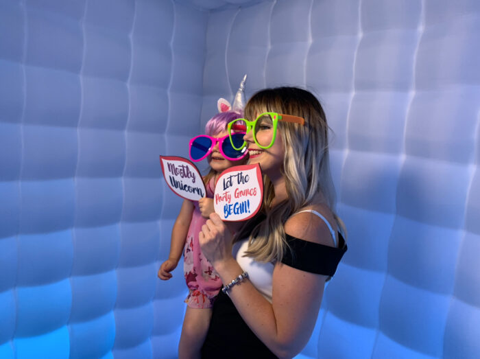 Magic Mirror Selfie Booth and Photo Booths in Mansfield, Nottinghamshire.